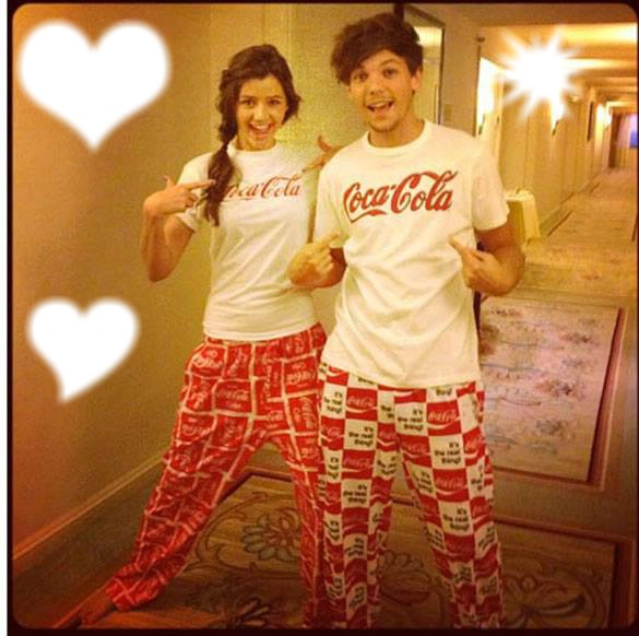 Coca Cola - "Louis and Eleanor" !! ∞   ᶤ ᶫ ᵒ ᵛ ᵉ ᵧ ₒ ᵤ ღ Photo frame effect
