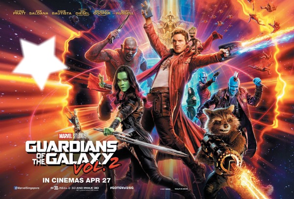 Guardians of the galaxy Photo frame effect