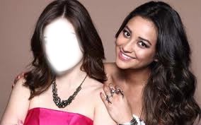 Shay Mitchell and you Photo frame effect