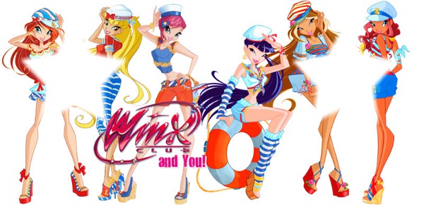 Winx club and you Photo frame effect