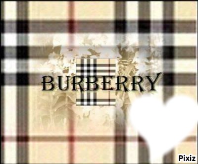 burberry Fotomontáž
