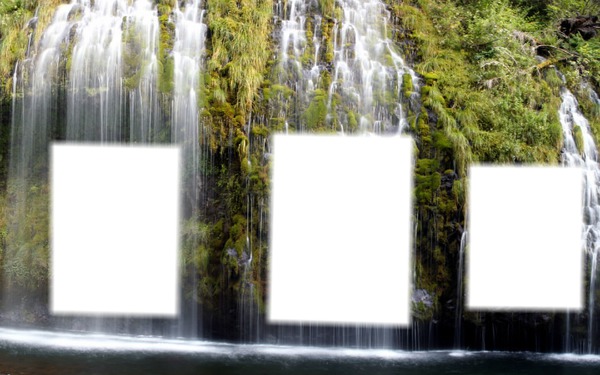 cascade du paradis Фотомонтаж
