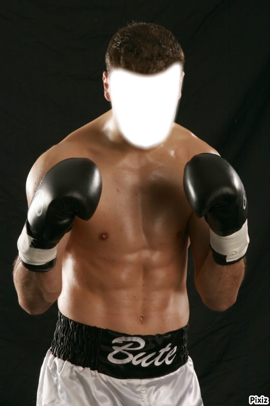 boxeur Fotomontaggio