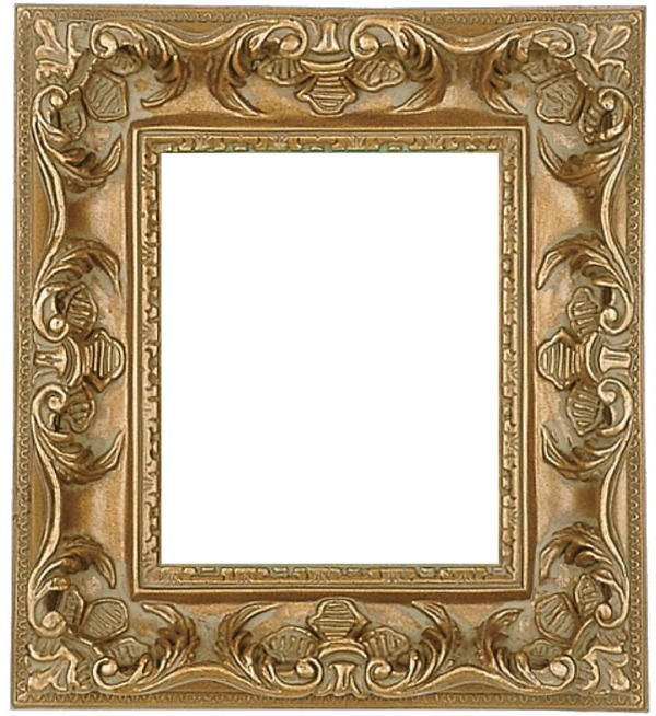 Gold Square Photo frame effect