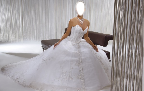 robe de marier princese Fotomontage