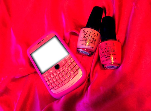 pink blackberry <3 Fotomontasje