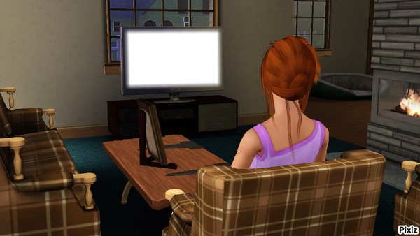 sims3 Photo frame effect