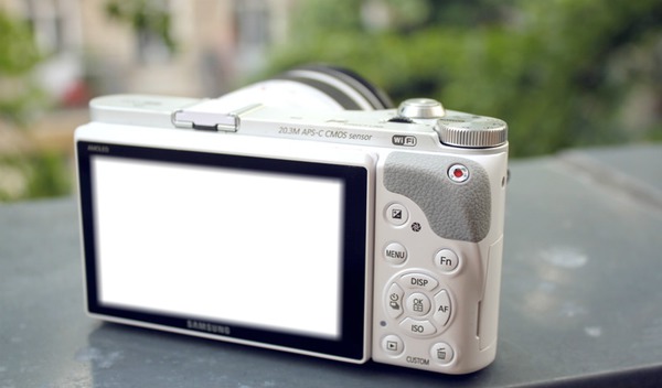 appareil foto gris Fotomontaža