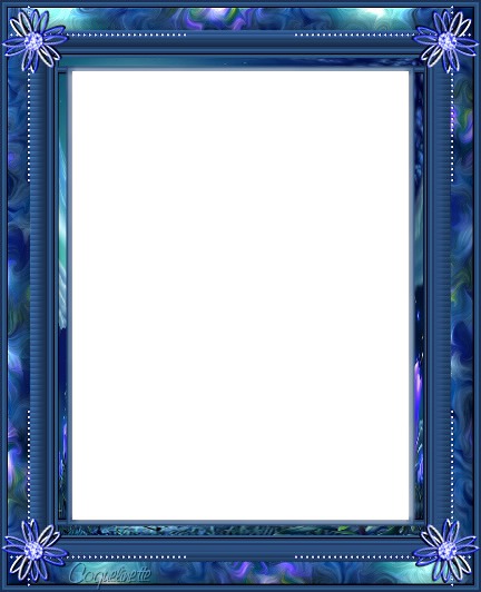cadre bleu etoile Fotomontaggio