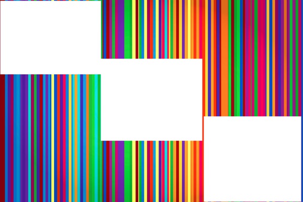 rayas de colores Photomontage