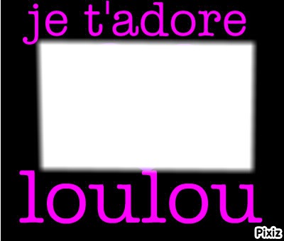 jtd loulou Photo frame effect