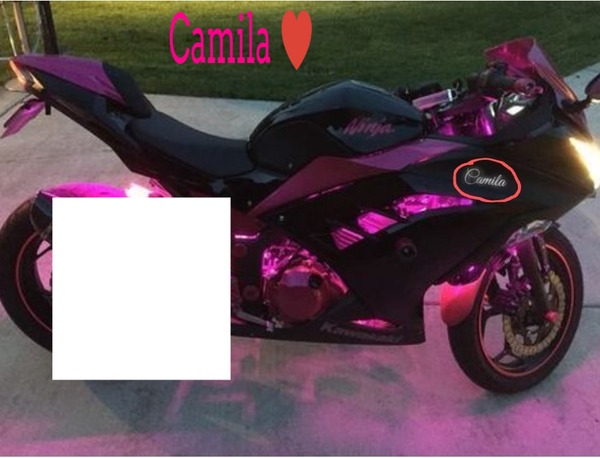 Camila vazquez reyes    motos bonitas 👌🏻✨♥️ Fotomontaż