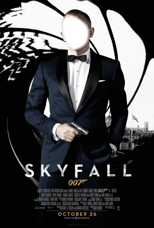 007 skyfall Fotomontaż
