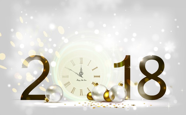bonne année 2018 Fotomontasje