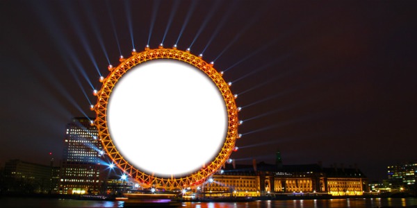 London Eye Fotomontaggio