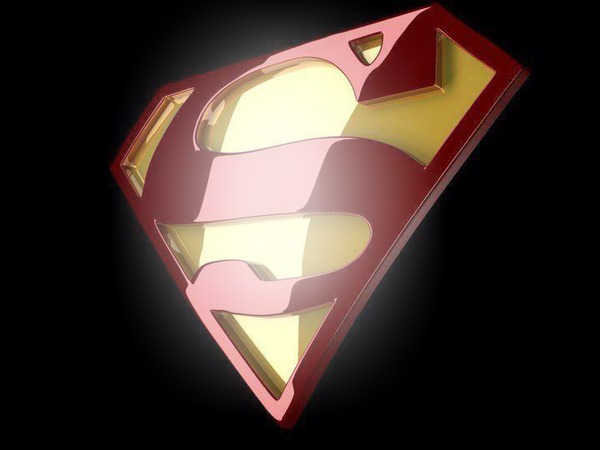 superman logo Montaje fotografico
