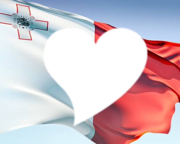 Malta flag フォトモンタージュ