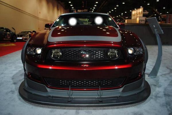 ford mustang Fotomontage