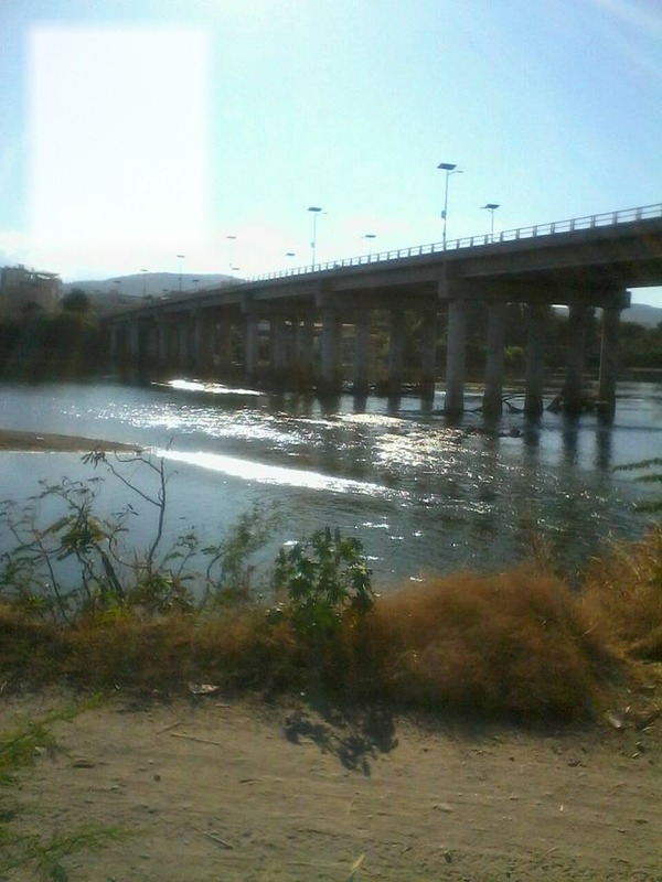 Rio Balsas, Coyuca de Catalán, Guerrero. Fotomontáž