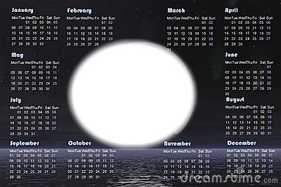 calendrier 2014 Photo frame effect