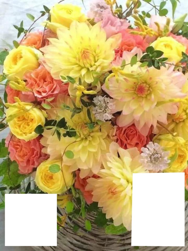 my flowers Fotomontaż