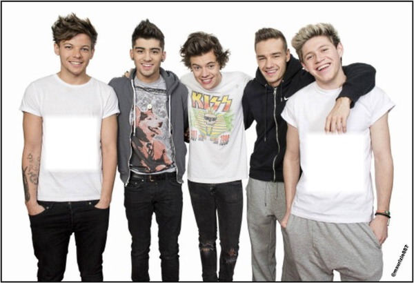 tee shirt one direction Montage photo