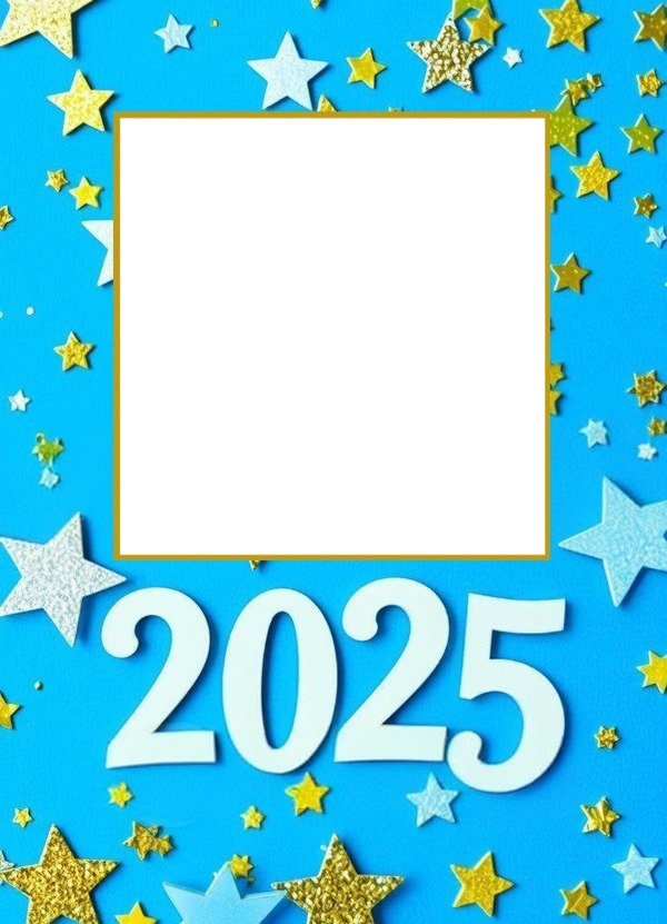 Feliz Año 2025. Design Template Pixiz