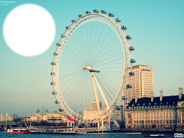 London Eye Fotomontaż