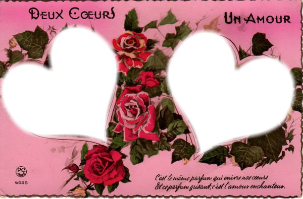 deux coeur /un amour Montage photo