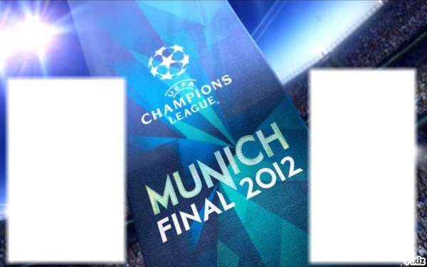FINAL DE MUNICH CHAMPIONS Photo frame effect
