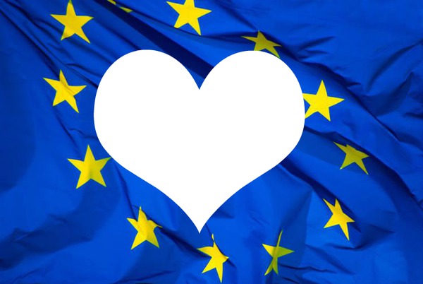 European Union flag Fotomontage