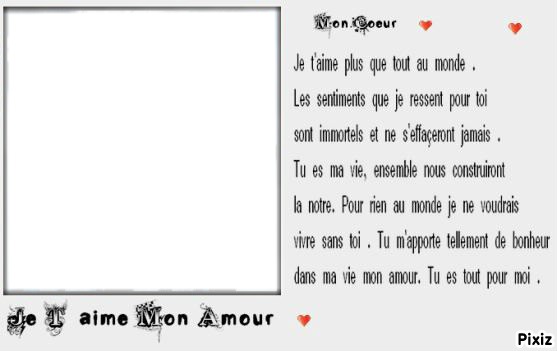 mon amour<3 フォトモンタージュ
