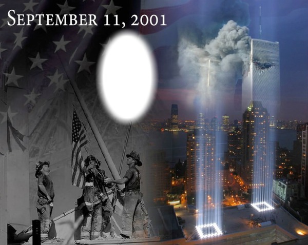 "11 september 2001" Fotomontage