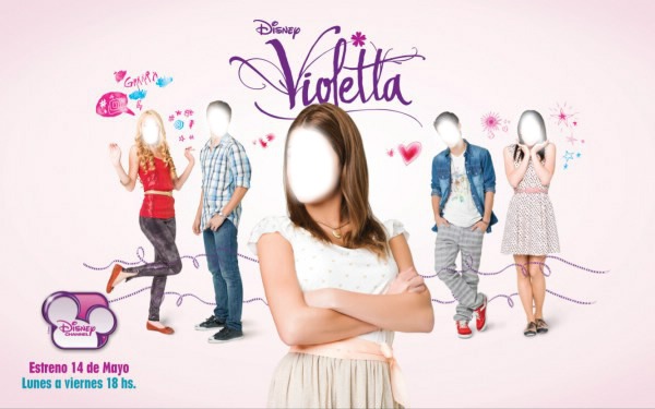 Violetta Caras Fotomontage
