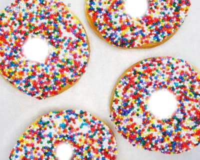Donuts photo Fotomontaggio