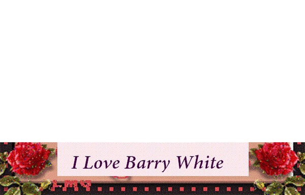 I love Barry White Photo frame effect