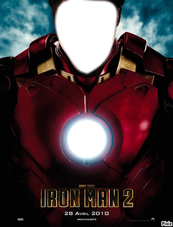 iron man Photo frame effect
