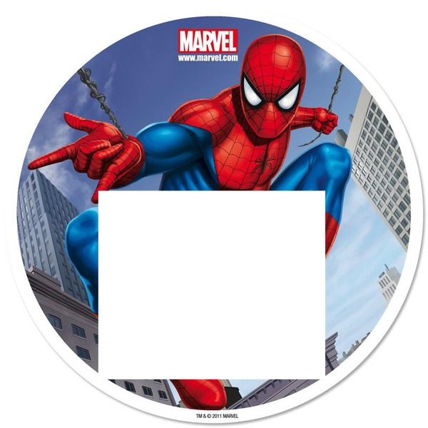 spiderman circular Fotomontage
