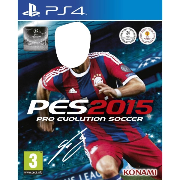 PES 2015 PS4 Fotomontage