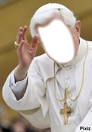 le pape フォトモンタージュ