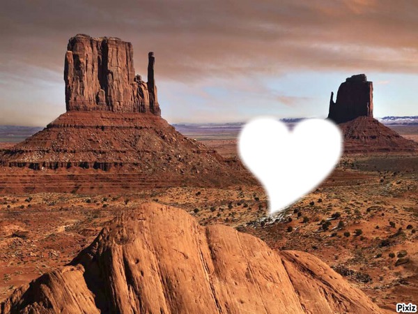 L' amour est dans le désert Fotomontagem