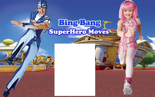 lazy town Photo frame effect