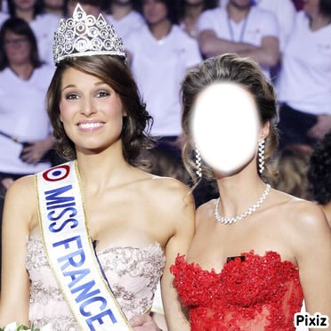 Miss France 2011 Photo frame effect