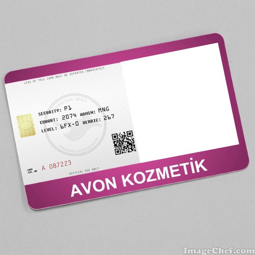 Avon Card Fotomontáž