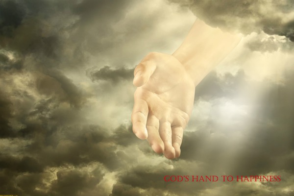 God's Hand Fotomontaż