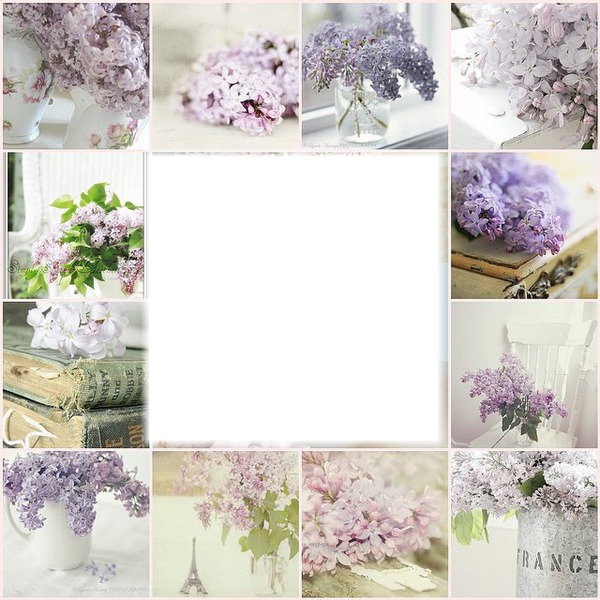 Les lilas Fotomontáž