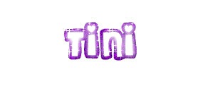 Texto "Tini" Png Fotomontagem