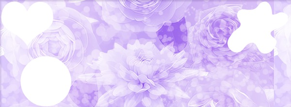 Portada  de Flores lilas Montaje fotografico