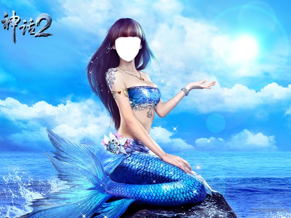 mermaid Fotomontaż