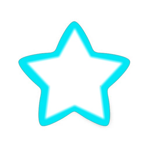 étoile bleue Fotomontasje